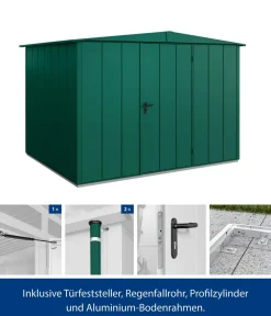 Hörmann Gartenhäuser & Gerätehäuser > Berry-Gerätehaus Modern-S Typ 3, ca. B323,6/H219,4/T247,7 cm