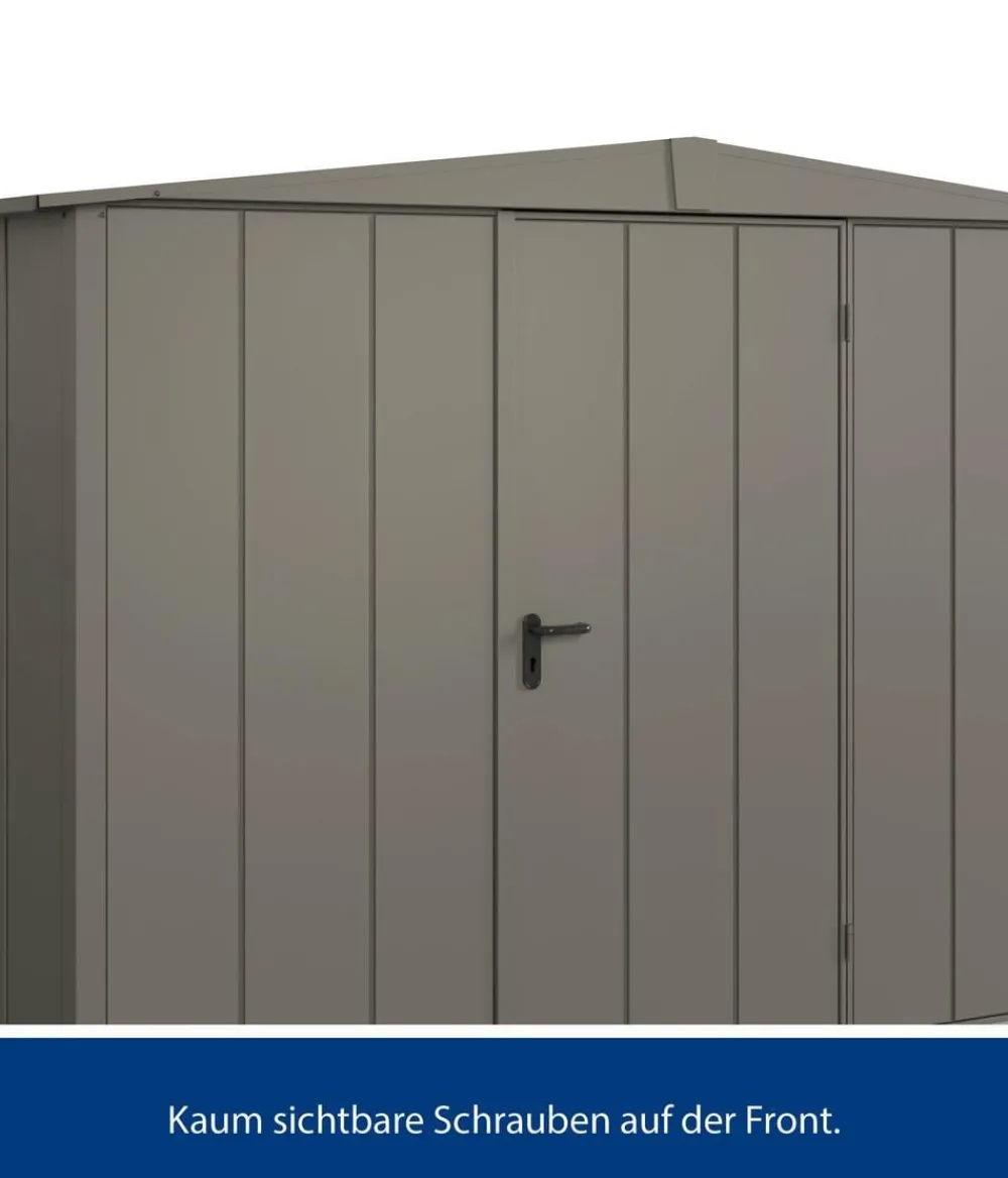 Hörmann Berry-Gerätehaus Modern-S Typ 3, ca. B323,6/H219,4/T247,7 cm Quarzgrau