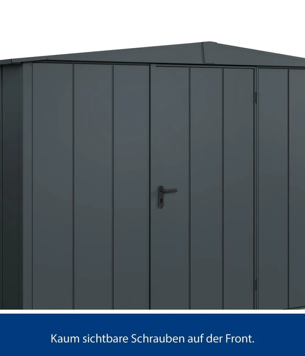 Hörmann Berry-Gerätehaus Modern-S Typ 3, ca. B323,6/H219,4/T247,7 cm Anthrazit Clearance