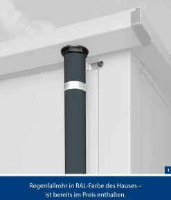 Hörmann Gartenhäuser & Gerätehäuser > Berry-Gerätehaus Modern-P Typ 3, ca. B312,7/H232,3/T283,4 cm
