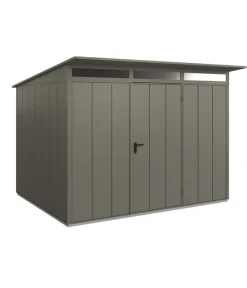 Hörmann Gartenhäuser & Gerätehäuser - Berry-Gerätehaus Modern-P Typ 3, ca. B312,7/H232,3/T283,4 cm Quarzgrau