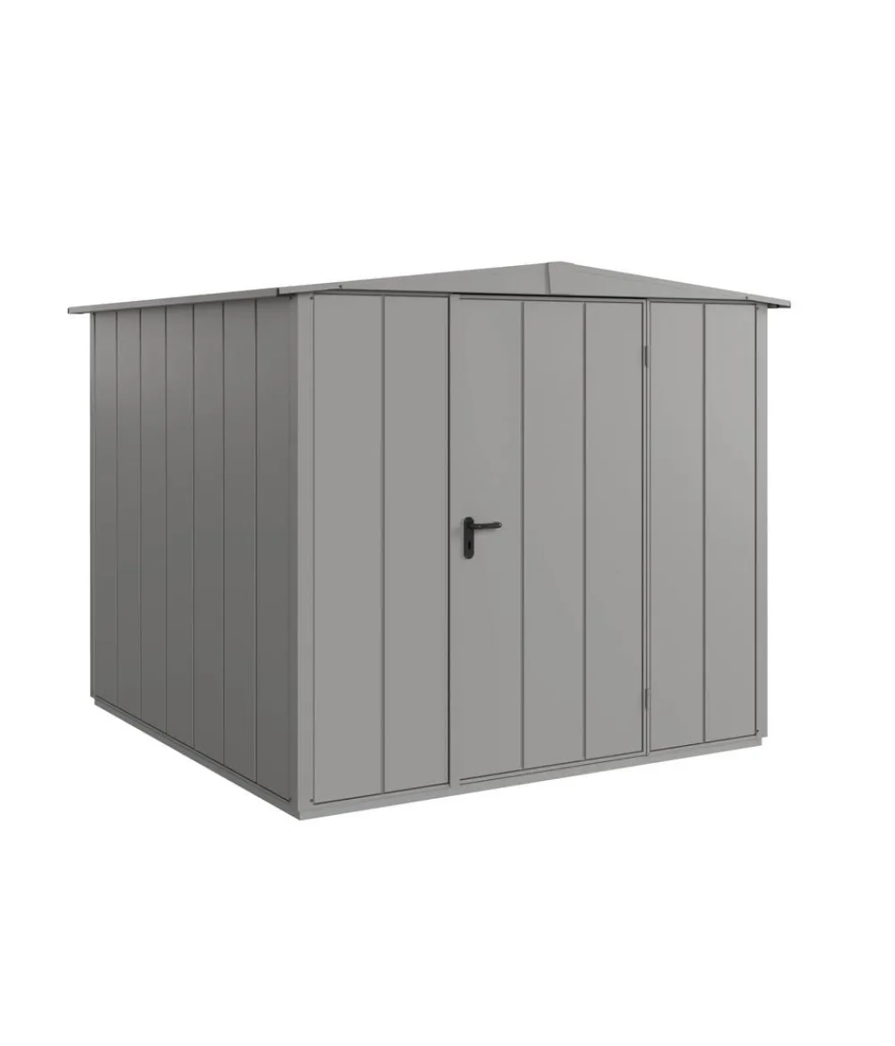 Hörmann Berry-Gerätehaus Modern-S Typ 2, ca. B258,8/H216/T247,7 cm Graualuminium Online
