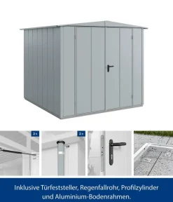 Hörmann Gartenhäuser & Gerätehäuser > Berry-Gerätehaus Modern-S Typ 2, ca. B258,8/H216/T247,7 cm