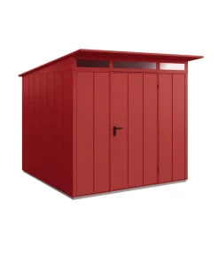 Hörmann Gartenhäuser & Gerätehäuser - Berry-Gerätehaus Modern-P Typ 2, ca. B247,9/H232,3/T283,4 cm Purpurrot