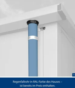 Hörmann Gartenhäuser & Gerätehäuser > Berry-Gerätehaus Modern-P Typ 2, ca. B247,9/H232,3/T283,4 cm