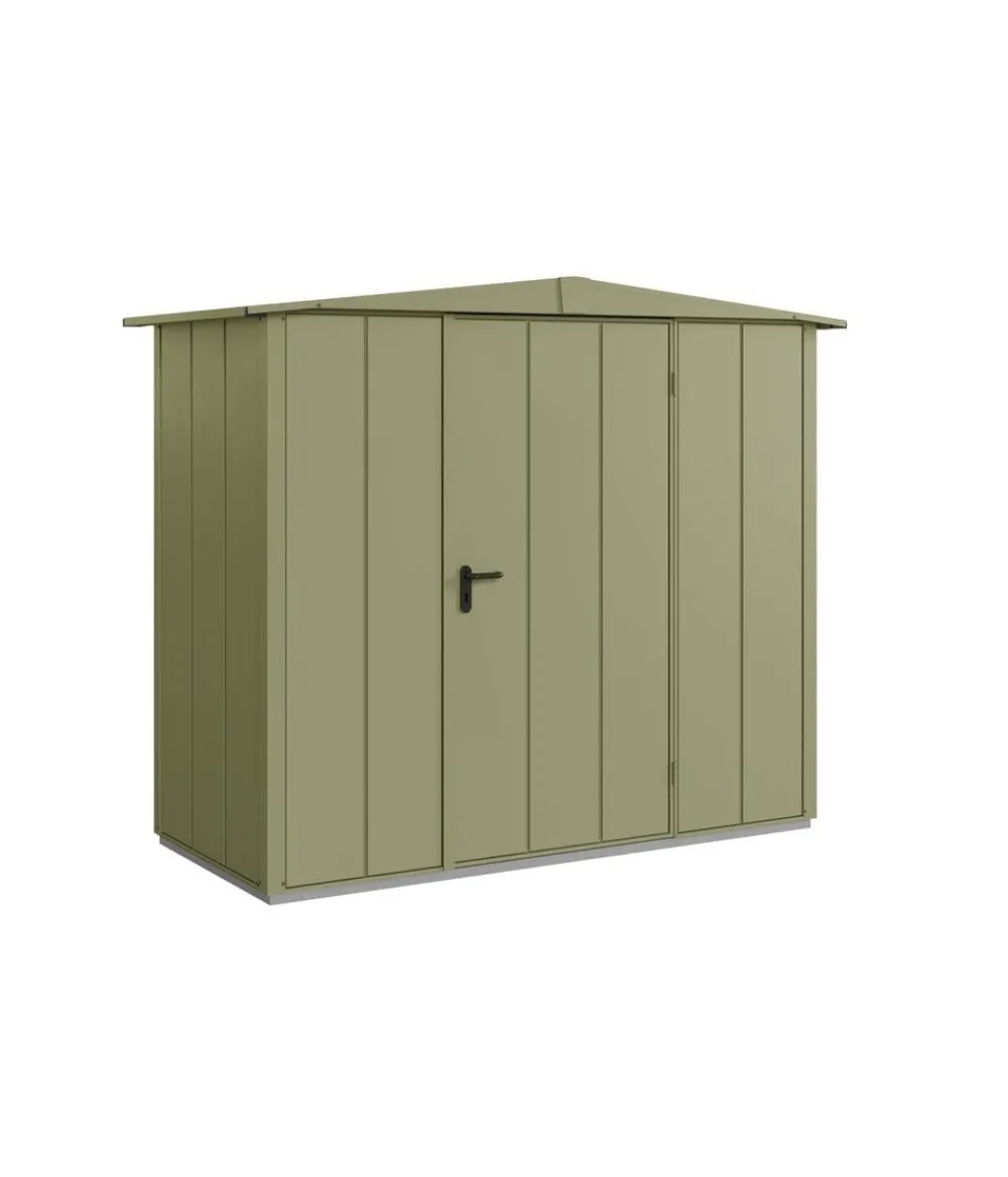Hörmann Berry-Gerätehaus Modern-S Typ 1, ca. B258,8/H216/T121,3 cm Schilfgrün New