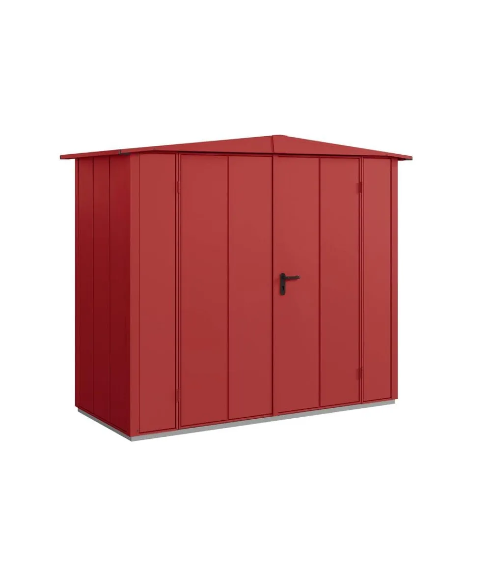 Hörmann Berry-Gerätehaus Modern-S Typ 1, ca. B258,8/H216/T121,3 cm Purpurrot Discount
