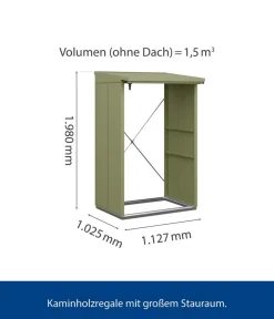 Hörmann Kaminholzregale > Berry-Kaminholzregal Modern