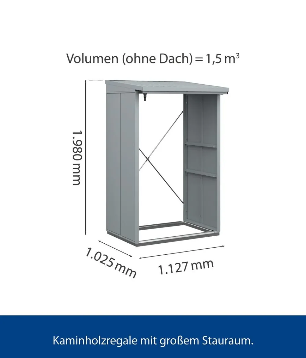 Hörmann Kaminholzregale > Berry-Kaminholzregal Modern