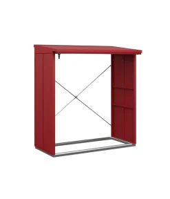 Hörmann Berry-Kaminholzregal Modern Purpurrot