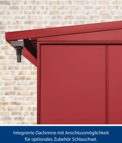 Hörmann Berry-Kaminholzregal Modern Purpurrot