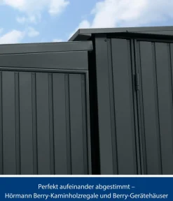 Hörmann Berry-Kaminholzregal Classic Anthrazit Discount
