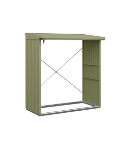 Hörmann Kaminholzregale - Berry-Kaminholzregal Modern Graualuminium