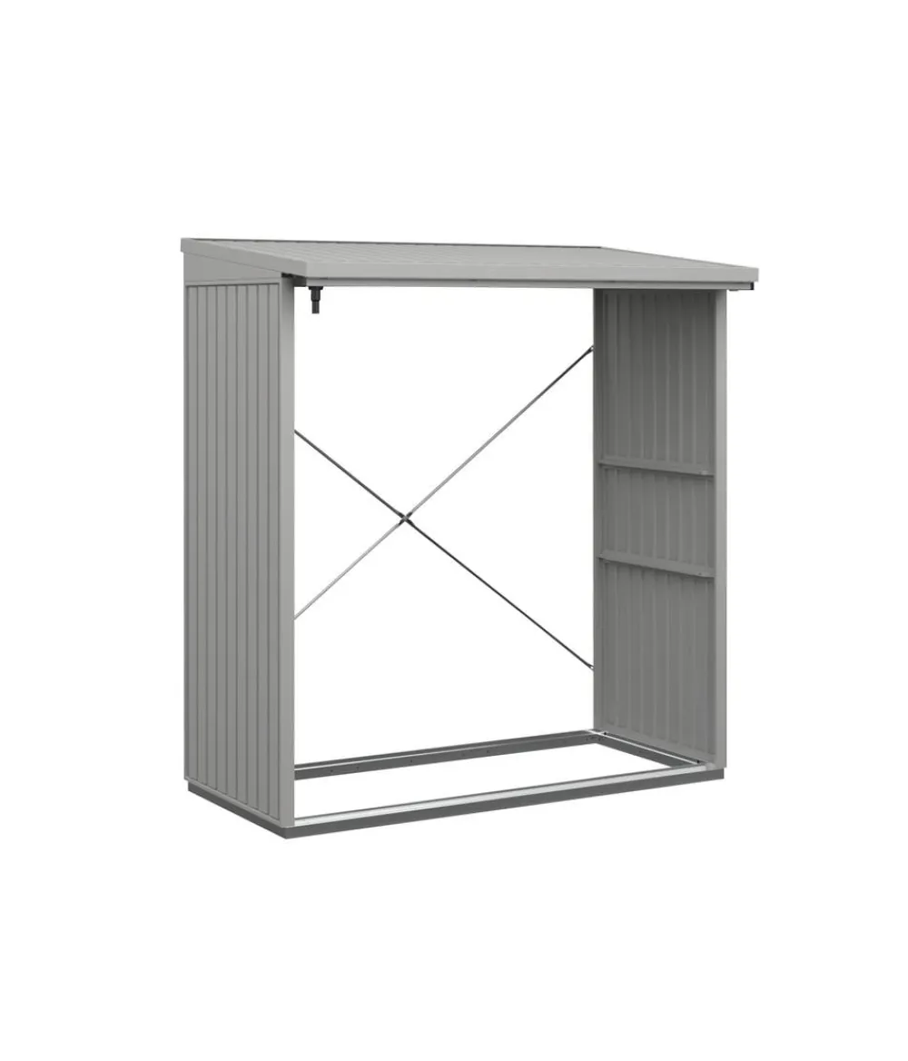 Hörmann Kaminholzregale - Berry-Kaminholzregal Classic Weißaluminium