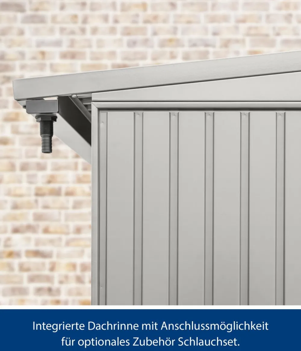 Hörmann Kaminholzregale - Berry-Kaminholzregal Classic Weißaluminium
