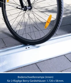 Hörmann Bodenschwellenrampe für den Innenraum Silber New