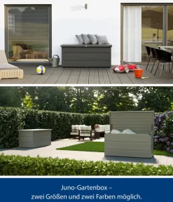 Hörmann Aufbewahrungsboxen > Gartenbox Juno Modern 1620, 700 Liter, ca. B166/H72,5/T87,5 cm