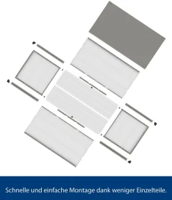 Hörmann Gartenbox Juno Modern 1320, 400 Liter, ca. B136/H72,5/T67,5 cm Anthrazit New