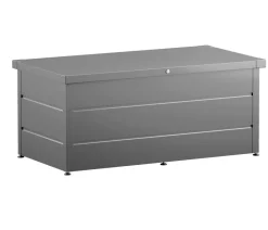 Hörmann Aufbewahrungsboxen - Gartenbox Juno Modern 1620, 700 Liter, ca. B166/H72,5/T87,5 cm Graualuminium