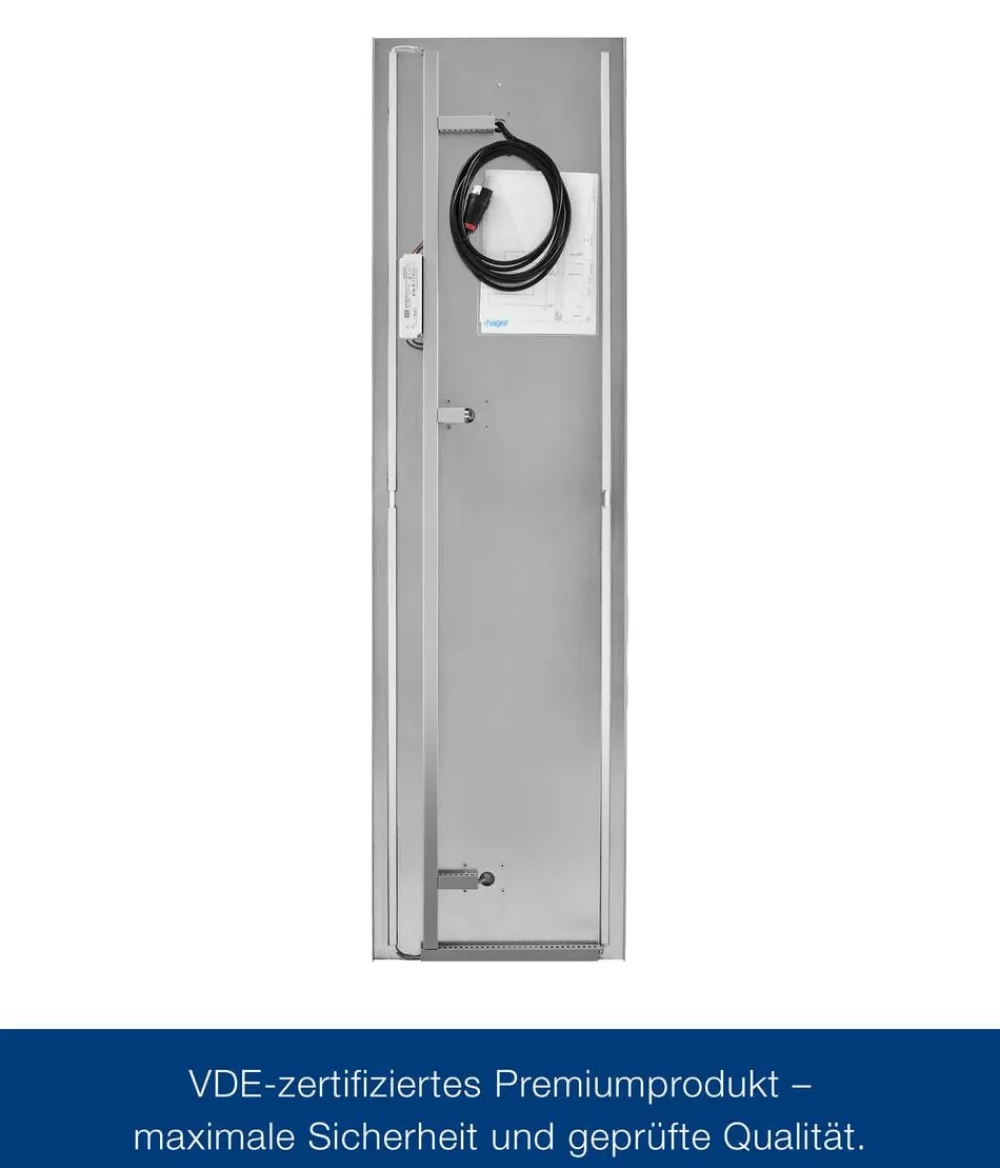Hörmann Zubehör & Ausstattung - Juno Elektropanel mit 1-Phasen-Wechselstrom, ca. B47/H180/T2 cm Silber