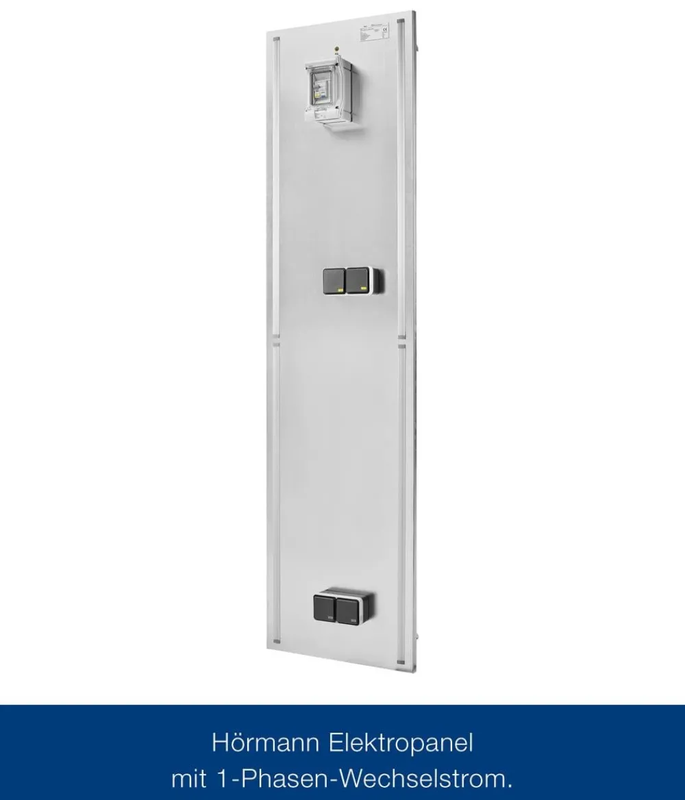 Hörmann Zubehör & Ausstattung - Juno Elektropanel mit 1-Phasen-Wechselstrom, ca. B47/H180/T2 cm Silber