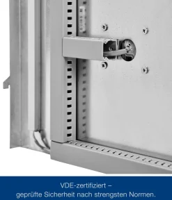 Hörmann Zubehör & Ausstattung - Juno Elektropanel mit 1-Phasen-Wechselstrom, ca. B47/H180/T2 cm Silber