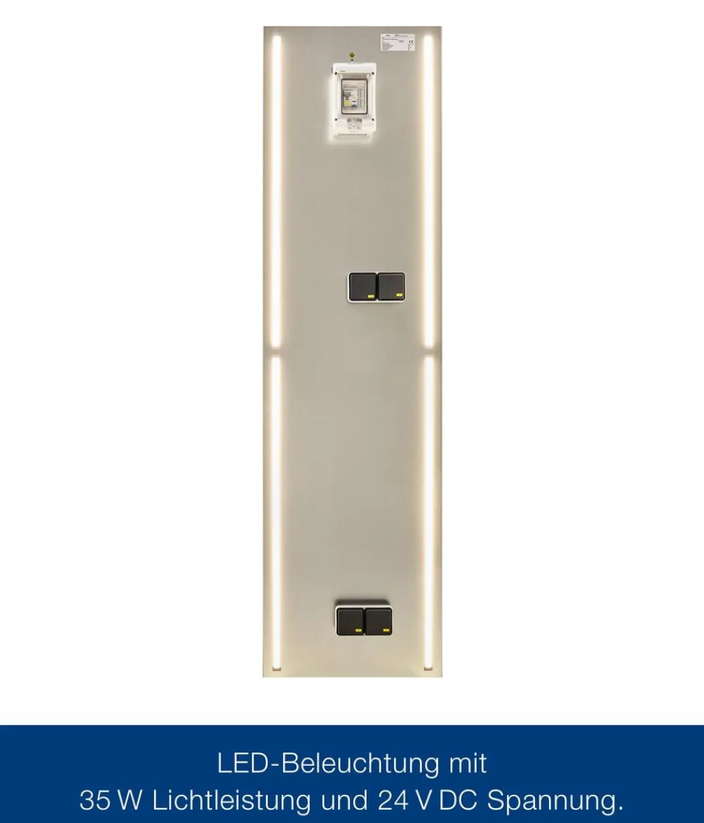 Hörmann Zubehör & Ausstattung - Juno Elektropanel mit 1-Phasen-Wechselstrom, ca. B47/H180/T2 cm Silber