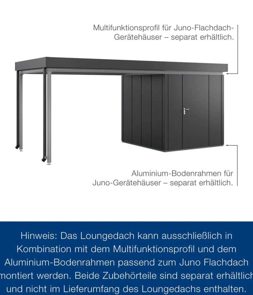 Hörmann Dachzubehör > Juno Loungedach für JFD5/9/12, ca. B321/H220/T229 cm