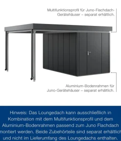Hörmann Dachzubehör > Juno Loungedach für JFD7/11/14, ca. B225/H220/T325 cm