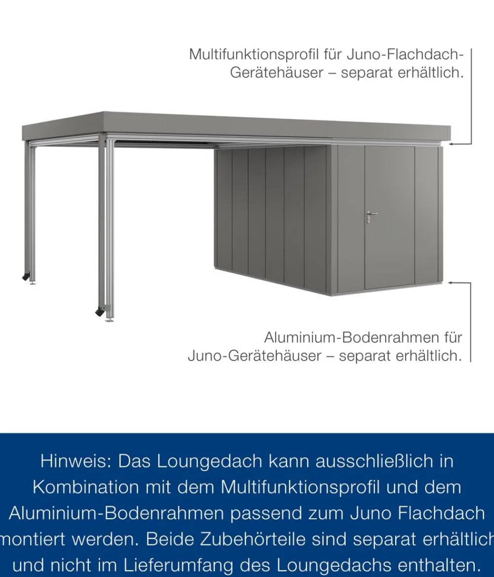 Hörmann Dachzubehör > Juno Loungedach für JFD7/11/14, ca. B321/H220/T325 cm