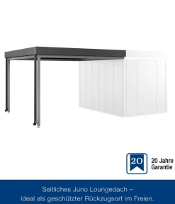 Hörmann Juno Loungedach für JFD7/11/14, ca. B321/H220/T325 cm Anthrazit Hot