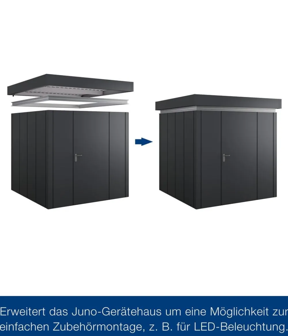 Hörmann Juno Multifunktionsprofil für JFD8, ca. B262/T166 cm Silber