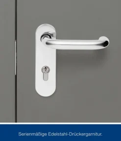 Hörmann Metallgerätehaus Juno JSD9 M-Sk Motiv Modern, ca. B285/H227/T237 cm Graualuminium Discount