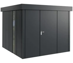 Hörmann Gartenhäuser & Gerätehäuser > Metallgerätehaus Juno JFD10 L-Sk Motiv Design, ca. B277/H222/T277 cm