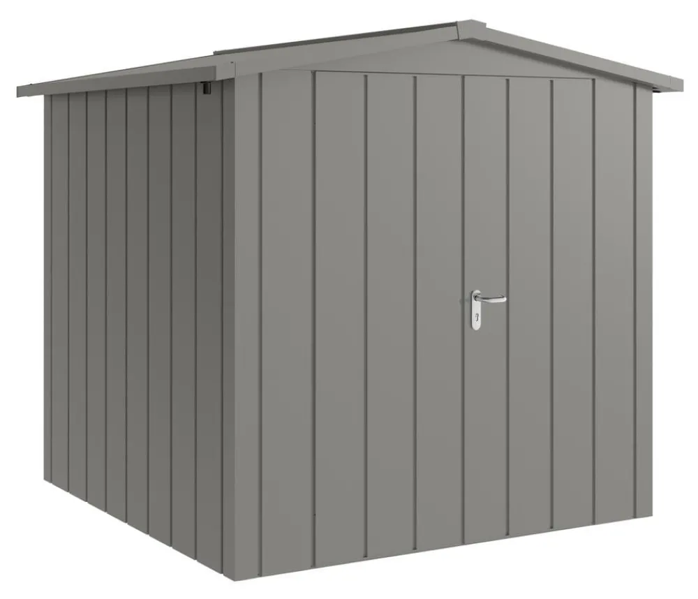 Hörmann Gartenhäuser & Gerätehäuser > Metallgerätehaus Juno JSD5 M-Sk Motiv Modern mit Doppeltür, ca. B237/H223/T229 cm