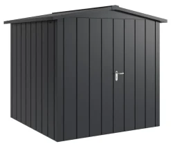 Hörmann Metallgerätehaus Juno JSD5 M-Sk Motiv Modern mit Doppeltür, ca. B237/H223/T229 cm Anthrazit Outlet