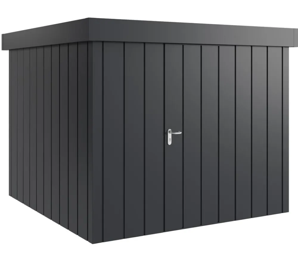 Hörmann Gartenhäuser & Gerätehäuser > Metallgerätehaus Juno JFD10 M-Sk Motiv Modern, ca. B277/H222/T277 cm