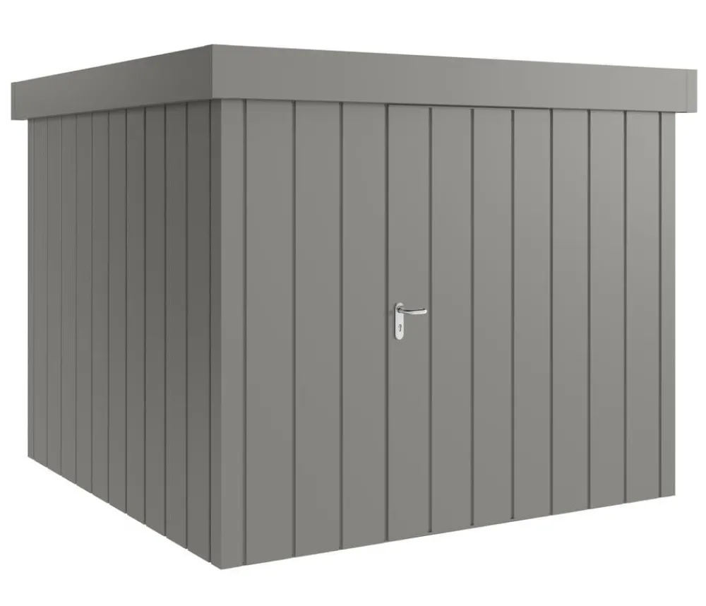 Hörmann Gartenhäuser & Gerätehäuser > Metallgerätehaus Juno JFD10 M-Sk Motiv Modern, ca. B277/H222/T277 cm