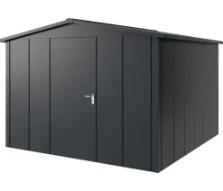 Hörmann Metallgerätehaus Juno JSD14 L-Sk Motiv Design, ca. B333/H231/T325 cm Anthrazit Discount