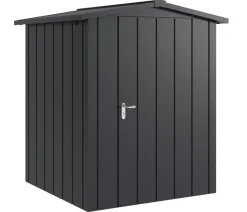 Hörmann Gartenhäuser & Gerätehäuser - Metallgerätehaus Juno JSD2 M-Sk Motiv Modern, ca. B189/H219/T181 cm Anthrazit
