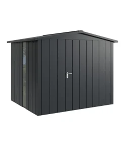 Hörmann Metallgerätehaus Juno JSD9 M-Sk Motiv Modern bodentiefes Fenster, ca. B285/H227/T237 cm Anthrazit Sale