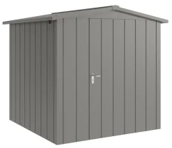Hörmann Metallgerätehaus Juno JSD5 M-Sk Motiv Modern, ca. B237/H223/T229 cm Graualuminium Discount