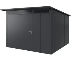 Hörmann Gartenhäuser & Gerätehäuser > Metallgerätehaus Juno JPD14 L-Sk Motiv Design, ca. B325/H232/T358 cm