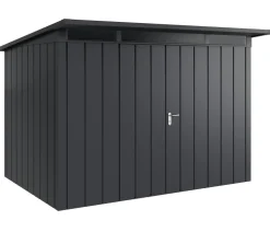 Hörmann Gartenhäuser & Gerätehäuser > Metallgerätehaus Juno JPD12 M-Sk Motiv Modern mit Doppeltür, ca. B325/H224/T262 cm