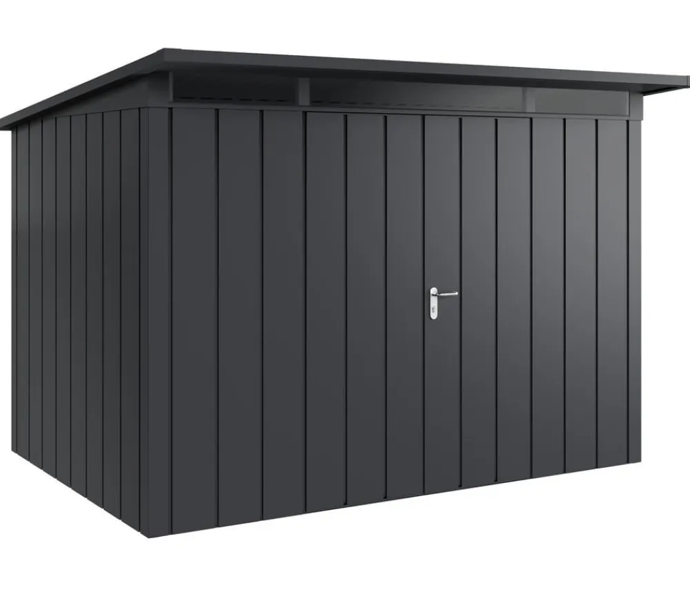 Hörmann Gartenhäuser & Gerätehäuser > Metallgerätehaus Juno JPD12 M-Sk Motiv Modern mit Doppeltür, ca. B325/H224/T262 cm