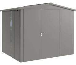 Hörmann Gartenhäuser & Gerätehäuser > Metallgerätehaus Juno JSD9 L-SK Motiv Design bodentiefes Fenster, ca. B285/H227/T237 cm