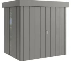 Hörmann Gartenhäuser & Gerätehäuser - Metallgerätehaus Juno JPD8 M-Sk Motiv Modern, ca. B277/H224/T214 cm Anthrazit