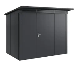 Hörmann Metallgerätehaus Juno JPD8 L-Sk Motiv Design, ca. B277/H224/T214 cm Anthrazit Best