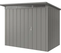 Hörmann Gartenhäuser & Gerätehäuser > Metallgerätehaus Juno JPD8 L-Sk Motiv Design, ca. B277/H224/T214 cm