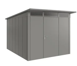Hörmann Metallgerätehaus Juno JPD11 L-Sk Motiv Design, ca. B277/H232/T358 cm Graualuminium Outlet